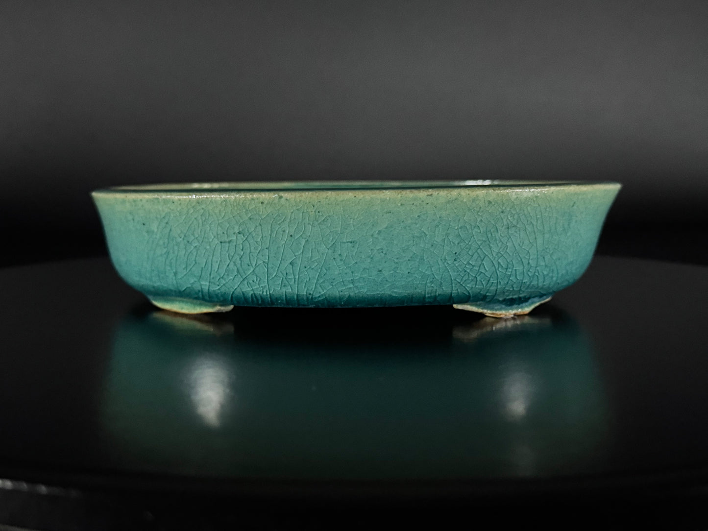 FUUKA (風香), Japan, oval, glazed (celadon crackle)19.5cm (On hold for a customer)