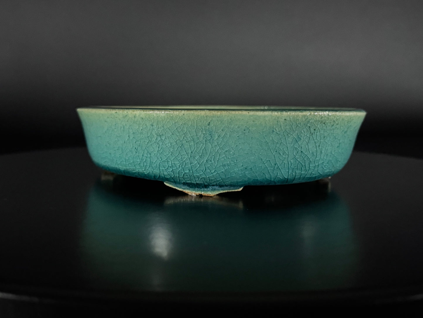 FUUKA (風香), Japan, oval, glazed (celadon crackle)19.5cm (On hold for a customer)