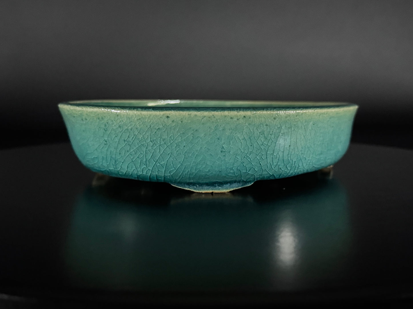 FUUKA (風香), Japan, oval, glazed (celadon crackle)19.5cm (On hold for a customer)