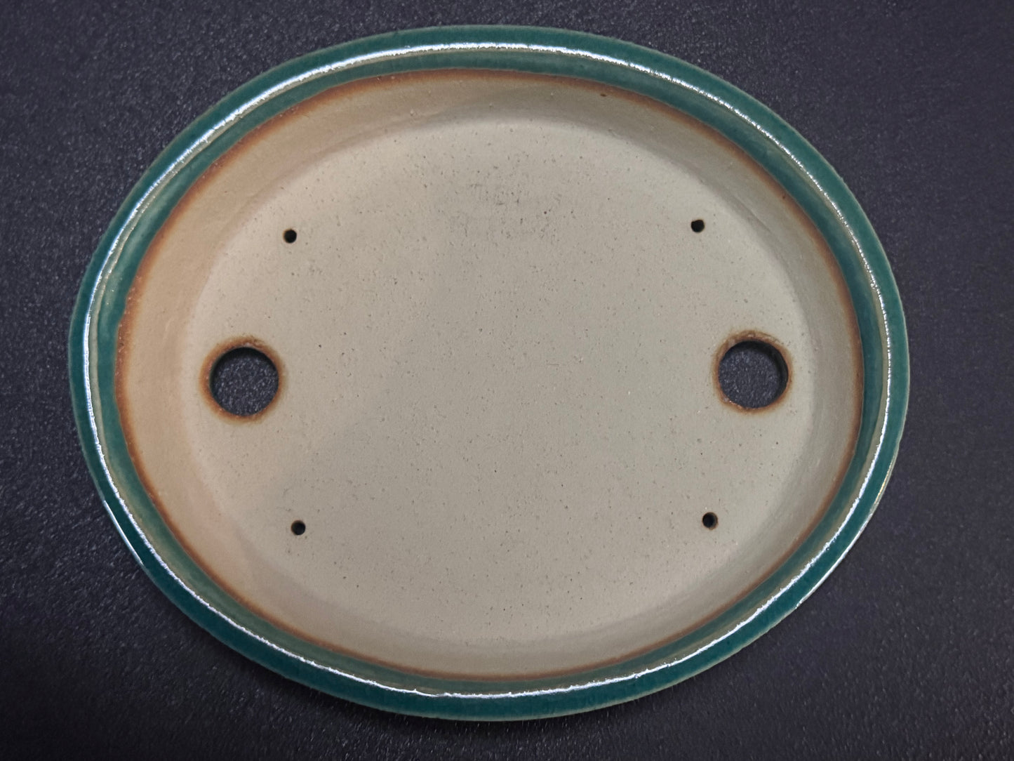 FUUKA (風香), Japan, oval, glazed (celadon crackle)19.5cm (On hold for a customer)