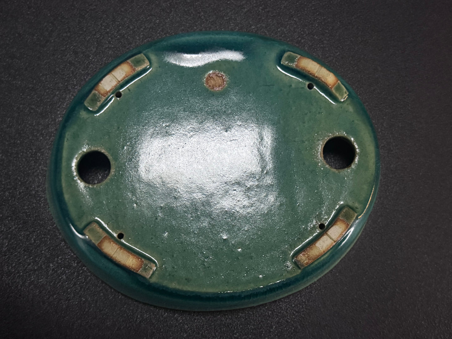 FUUKA (風香), Japan, oval, glazed (celadon crackle)19.5cm (On hold for a customer)