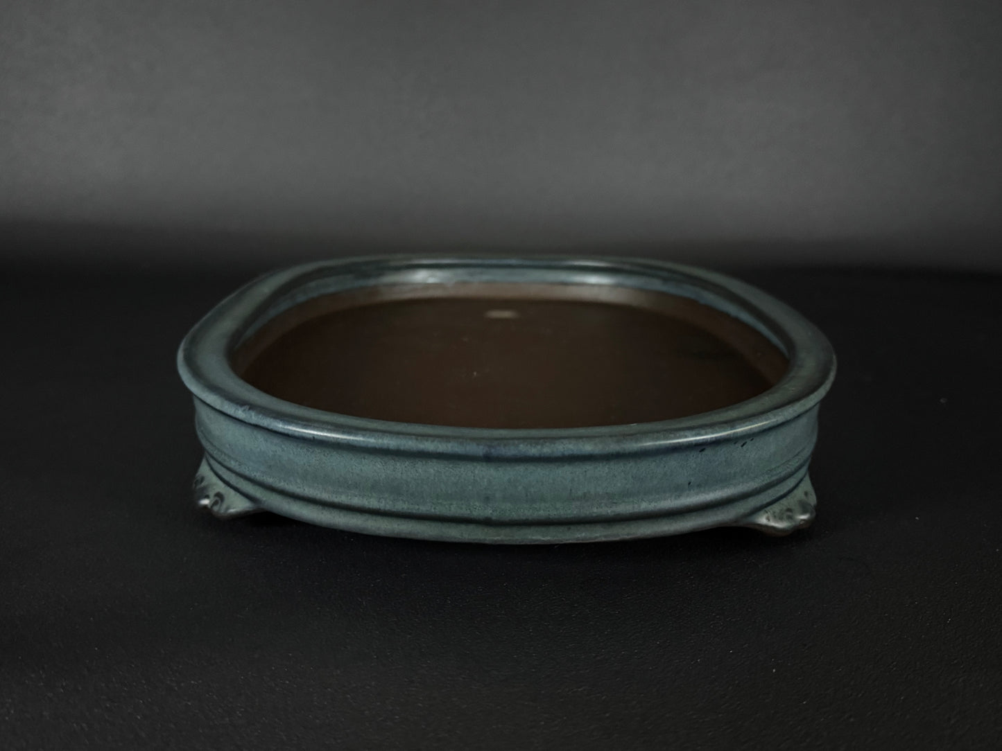 Tosui 東水- (常滑) -37.5cm oval, celadon glaze (青磁釉)
