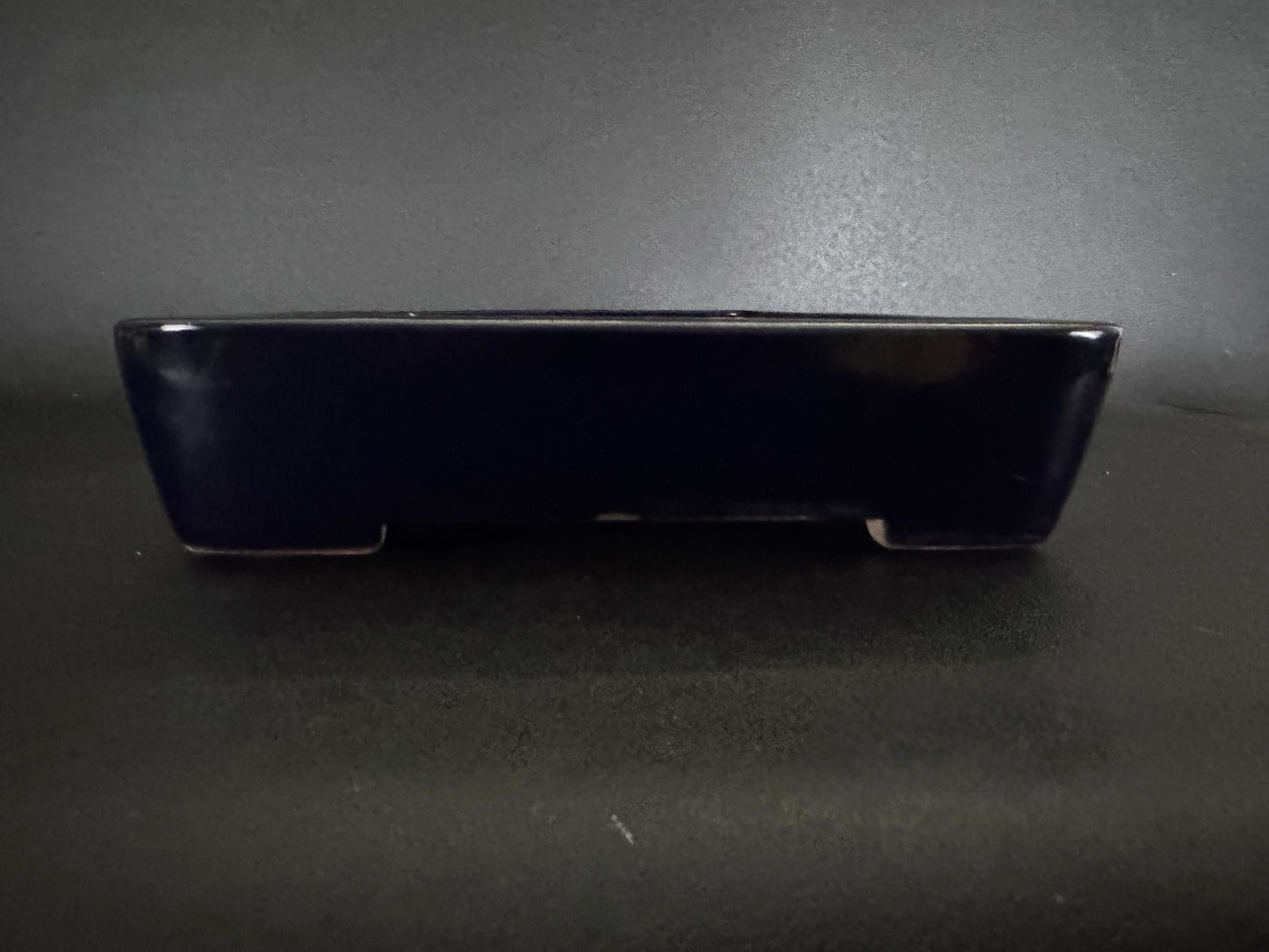 YAMAFUSA's Wife (Hoshu Otorifune 宝舟) – 常滑 – 47.0cm Rectangular 長方形 – Deep Cobalt Blue Glazed 濃藍色 瑠璃釉