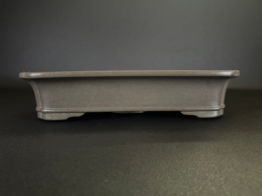 KEIZAN Hisada 久山 桂山 - 常滑 –37.7cm Rectangular unglazed Flared-corners