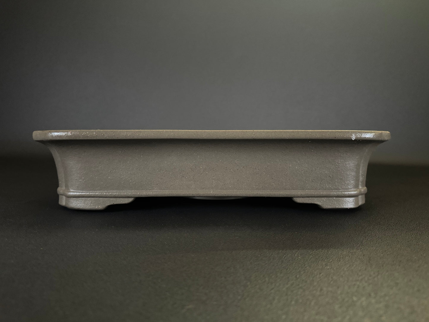 KEIZAN Hisada 久山 桂山 - 常滑 –37.7cm Rectangular unglazed Flared-corners