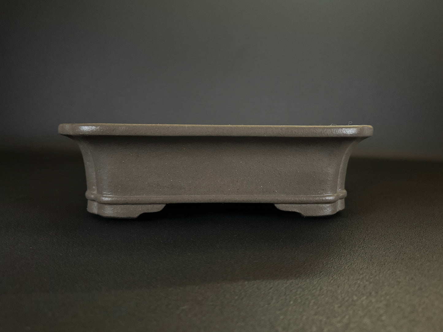 KEIZAN Hisada 久山 桂山 - 常滑 –37.7cm Rectangular unglazed Flared-corners