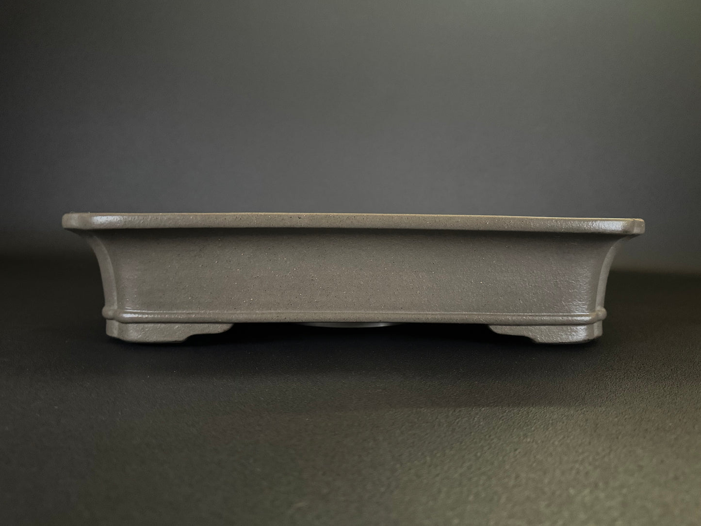 KEIZAN Hisada 久山 桂山 - 常滑 –37.7cm Rectangular unglazed Flared-corners