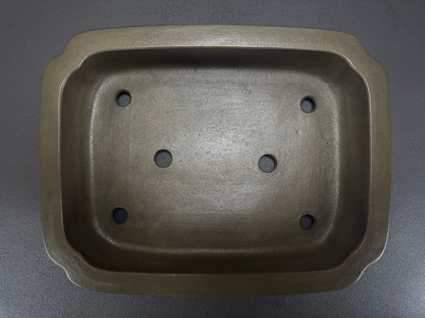 KEIZAN Hisada 久山 桂山 - 常滑 –35.9cm Rectangular unglazed Flared-corners