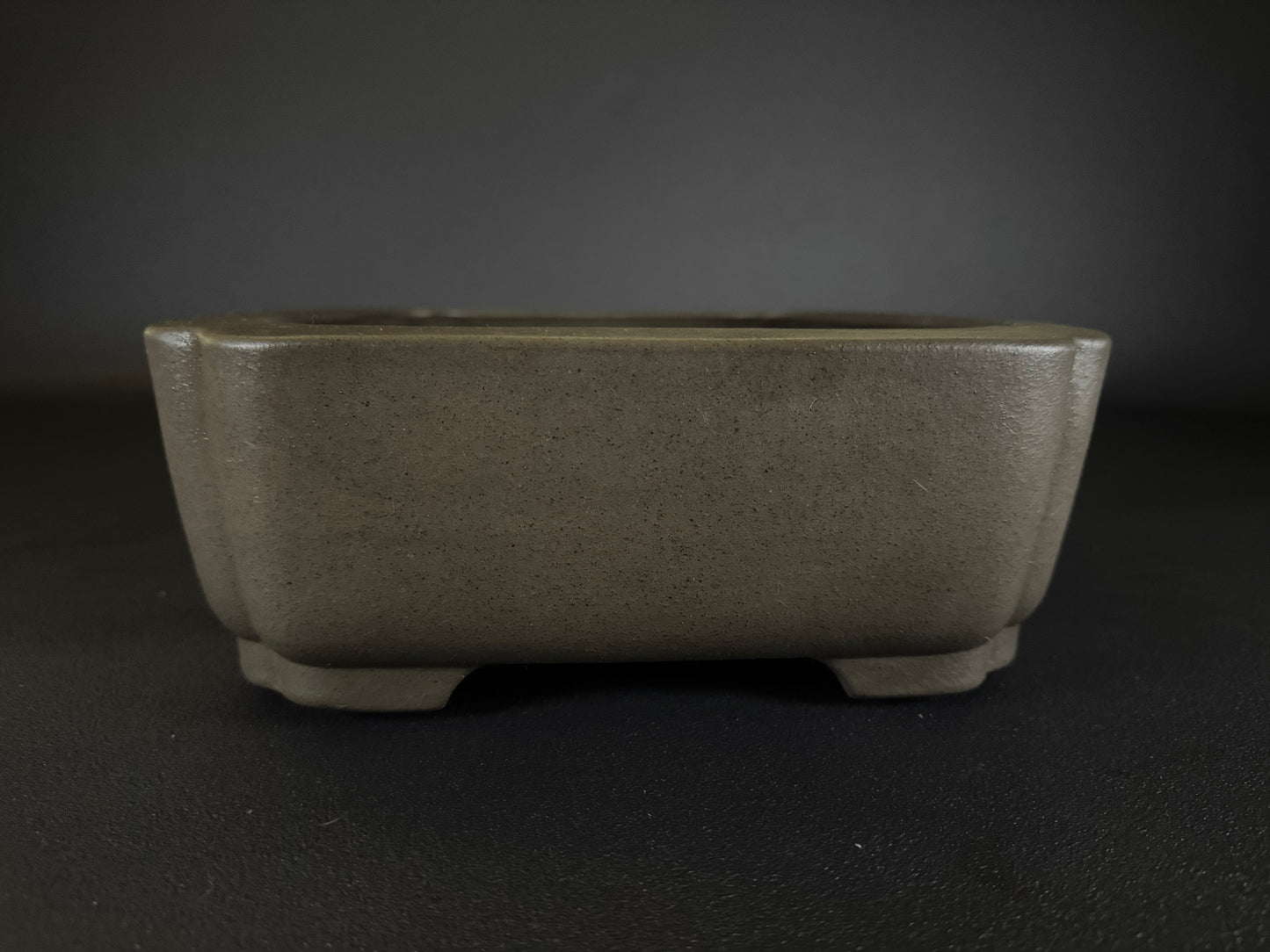 KEIZAN Hisada 久山 桂山 - 常滑 –35.9cm Rectangular unglazed Flared-corners