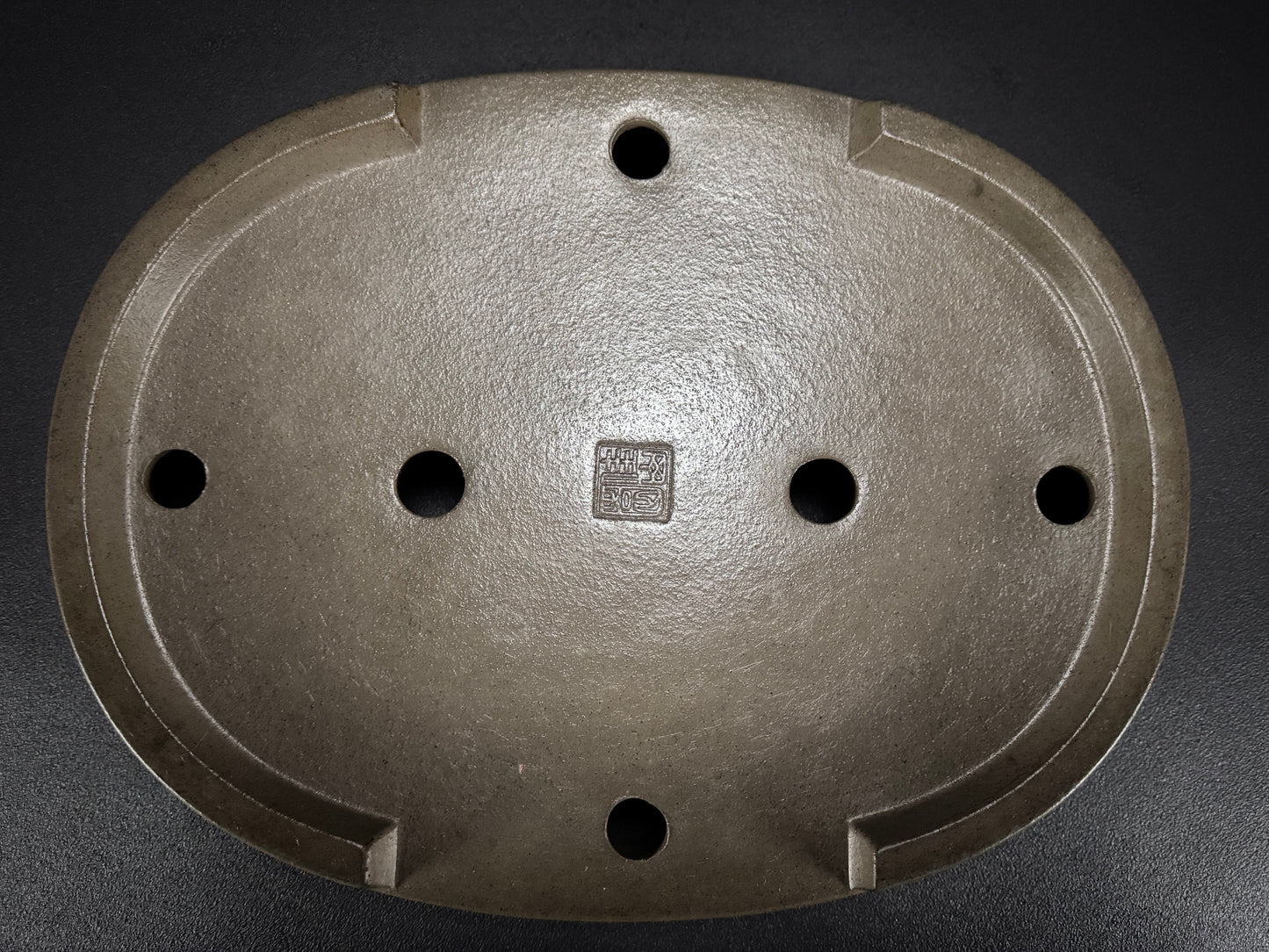 KEIZAN Hisada 久山 桂山 - 常滑 –46.4cm Oval Unglazed (楕円 無釉)