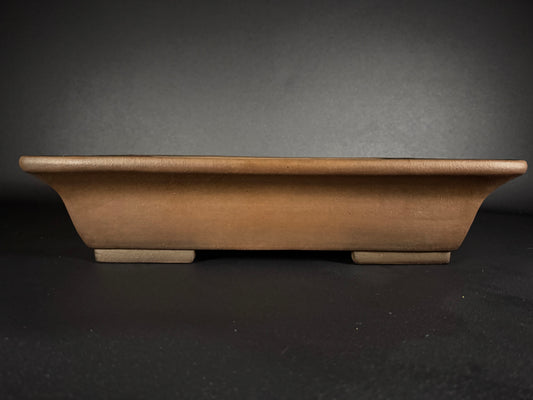 SHOUZAN Watanabe, (渡辺松山) - 常滑-49.4cm. Rectangular, Unglazed.