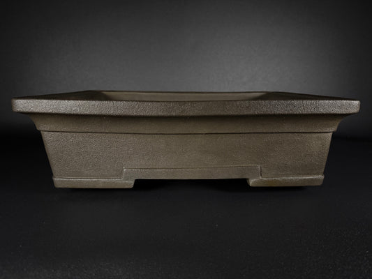 YAMAAKI 3rd Generation (Kataoka Toshio) "爪描き"- 常滑-47.2cm Rectangular Unglazed (長方形 無釉)