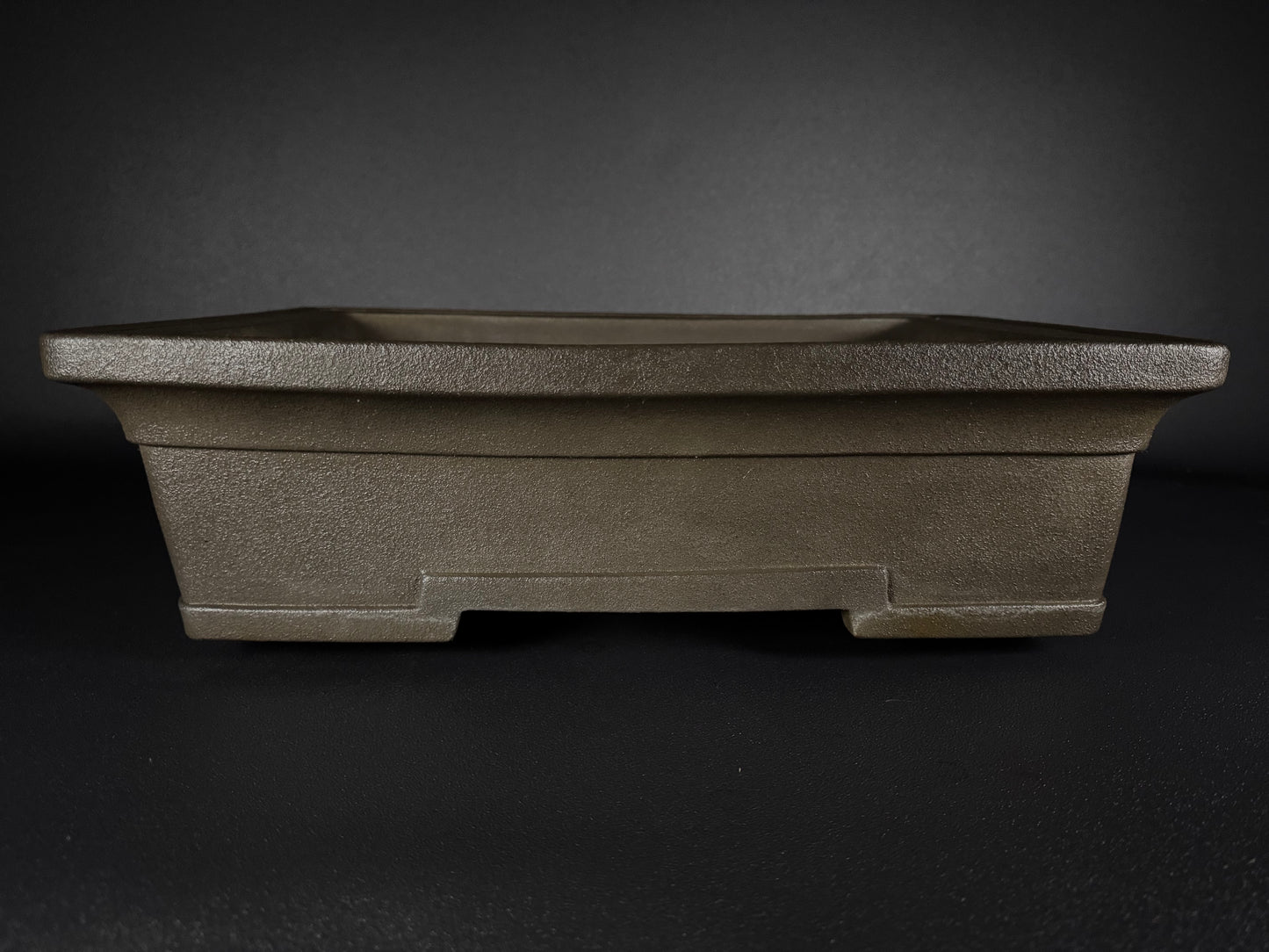 YAMAAKI 3rd Generation (Kataoka Toshio) "爪描き"- 常滑-47.2cm Rectangular Unglazed (長方形 無釉)