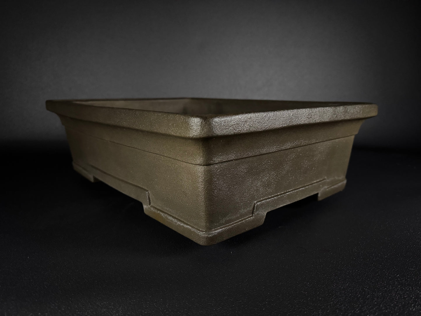 YAMAAKI 3rd Generation (Kataoka Toshio) "爪描き"- 常滑-47.2cm Rectangular Unglazed (長方形 無釉)