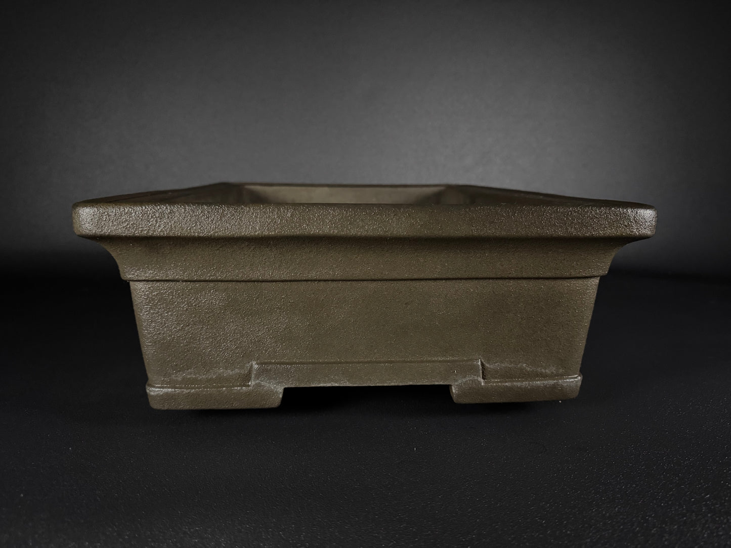 YAMAAKI 3rd Generation (Kataoka Toshio) "爪描き"- 常滑-47.2cm Rectangular Unglazed (長方形 無釉)