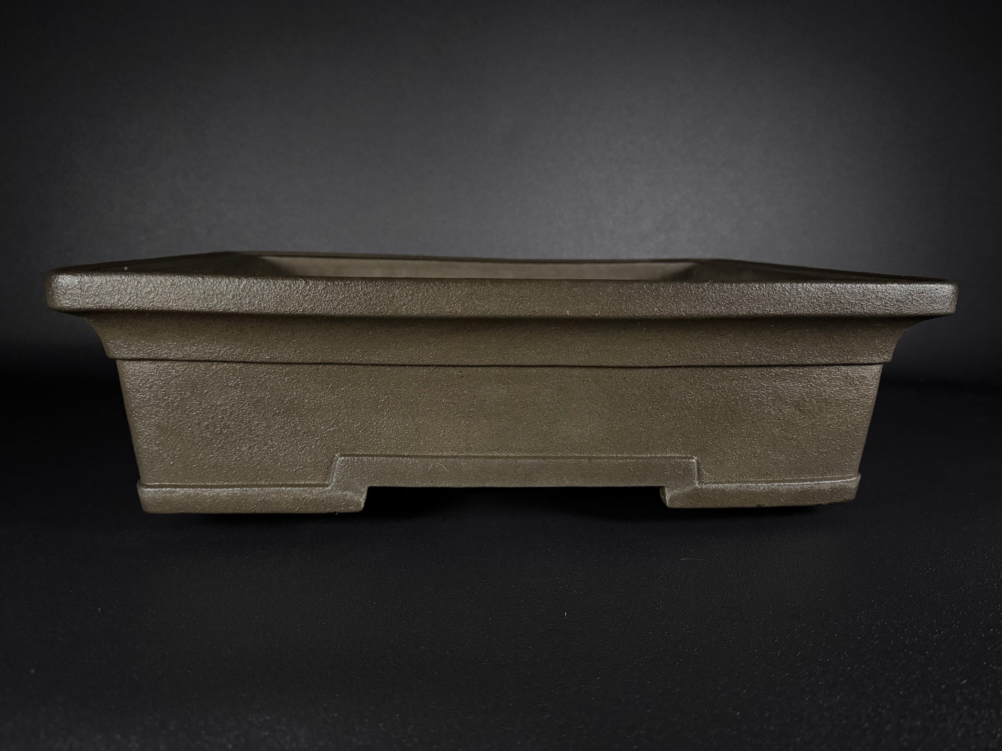 YAMAAKI 3rd Generation (Kataoka Toshio) "爪描き"- 常滑-47.2cm Rectangular Unglazed (長方形 無釉)