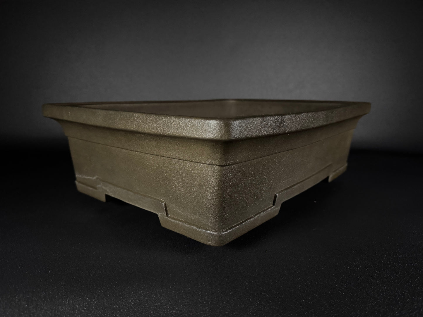 YAMAAKI 3rd Generation (Kataoka Toshio) "爪描き"- 常滑-47.2cm Rectangular Unglazed (長方形 無釉)