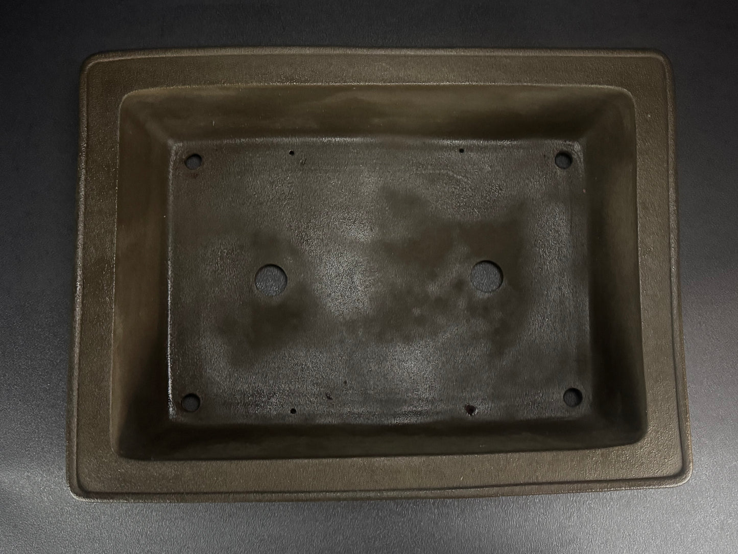 YAMAAKI 3rd Generation (Kataoka Toshio) "爪描き"- 常滑-47.2cm Rectangular Unglazed (長方形 無釉)