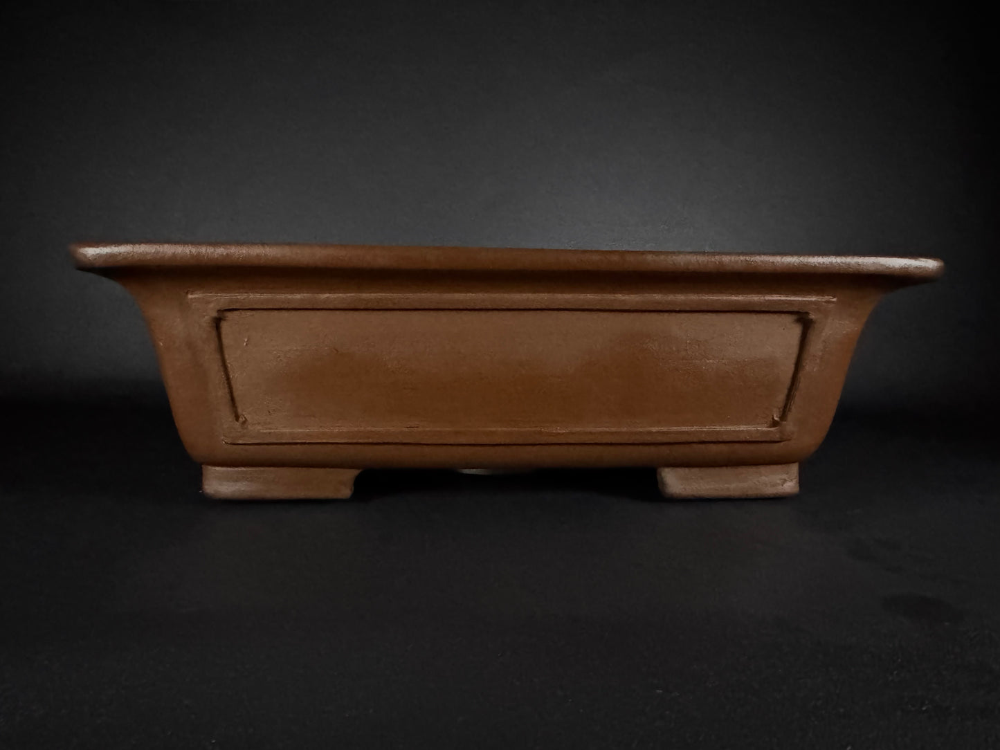 REIHO (Kataoka Katsushi, 片岡勝志) "爪描き" - 常滑– 56.5cm Rectangular Unglazed 長方形無釉