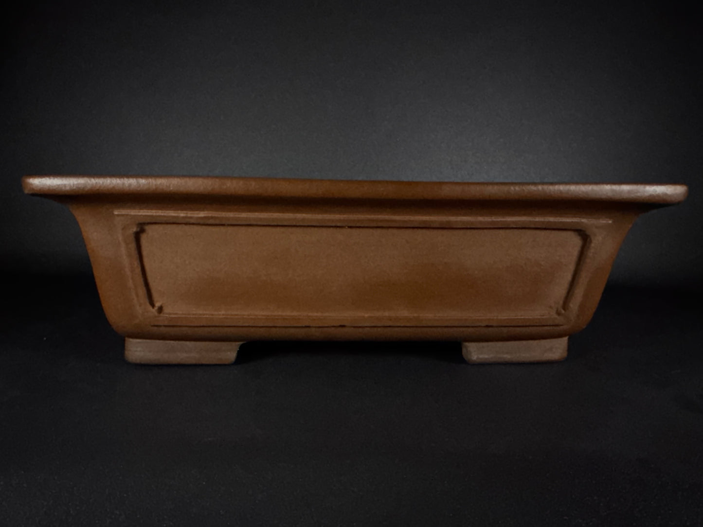 REIHO (Kataoka Katsushi, 片岡勝志) "爪描き" - 常滑– 56.5cm Rectangular Unglazed 長方形無釉