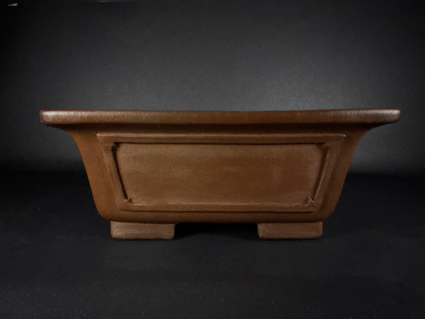 REIHO (Kataoka Katsushi, 片岡勝志) "爪描き" - 常滑– 56.5cm Rectangular Unglazed 長方形無釉