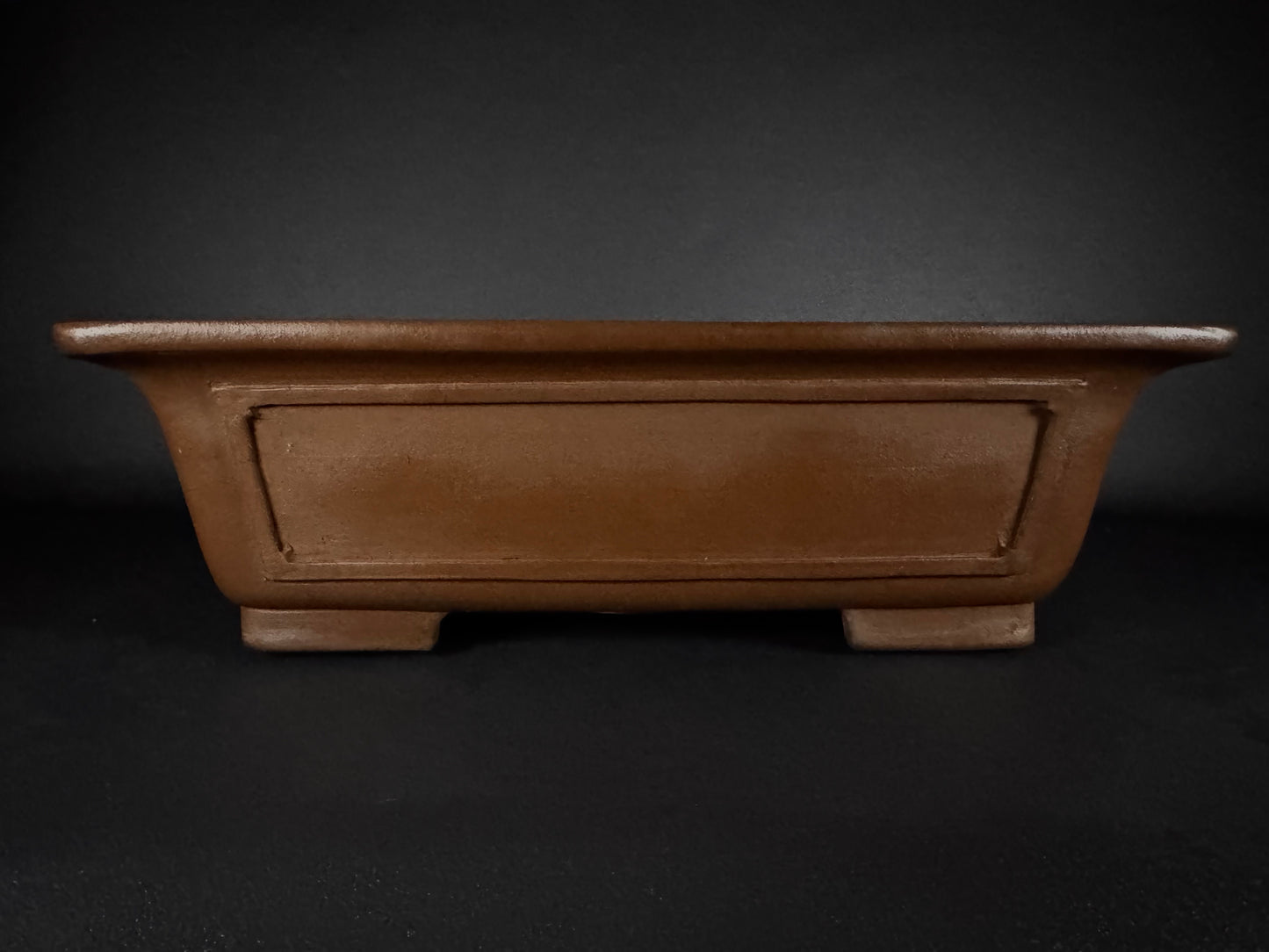 REIHO (Kataoka Katsushi, 片岡勝志) "爪描き" - 常滑– 56.5cm Rectangular Unglazed 長方形無釉