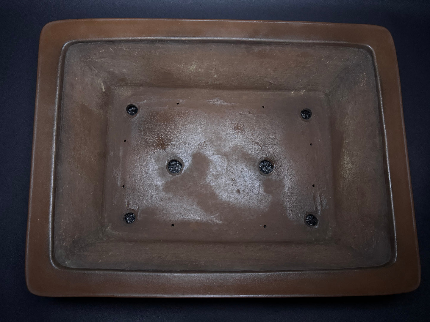 REIHO (Kataoka Katsushi, 片岡勝志) "爪描き" - 常滑– 56.5cm Rectangular Unglazed 長方形無釉