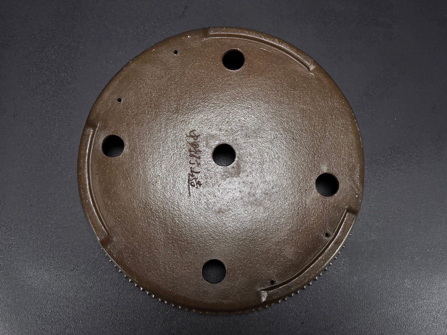 GYOZAN 1St Gen (Nakano Yukizyou “中野行常”) "Hand signed 爪描き" - 常滑 – 38.0cm Drum-shape (taiko-gata 太鼓型 ) Vintage!