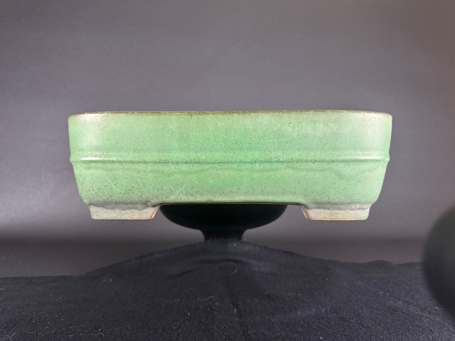 YAMAFUSA 4th Generation (Koie Takehiko) 常滑 - 41cm | Rectangular |  Green Glazed