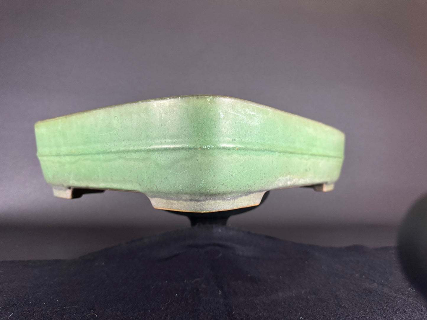 YAMAFUSA 4th Generation (Koie Takehiko) 常滑 - 41cm | Rectangular |  Green Glazed