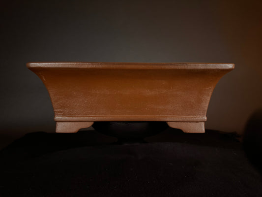 AKIRA Shouzan,1st Generation, (Akira Watanabe) 常滑 31.0cm square, unglazed. Not for Sale