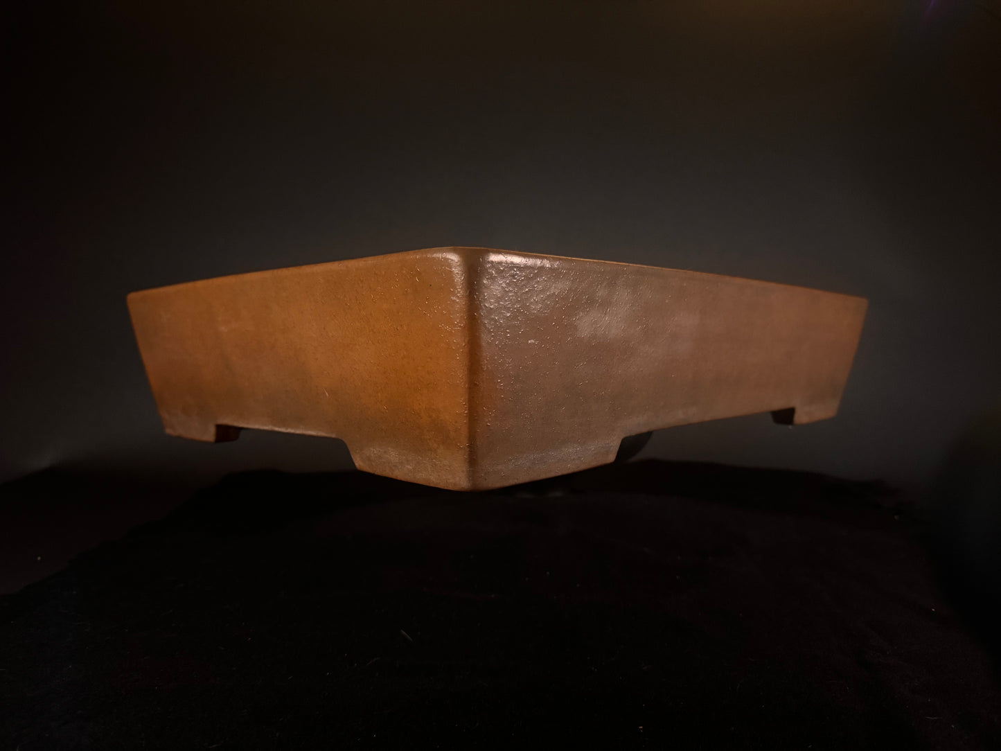 KEIZAN Hisada 久山 桂山 - 常滑 –49.6cm Rectangular Unglazed Hand Signed