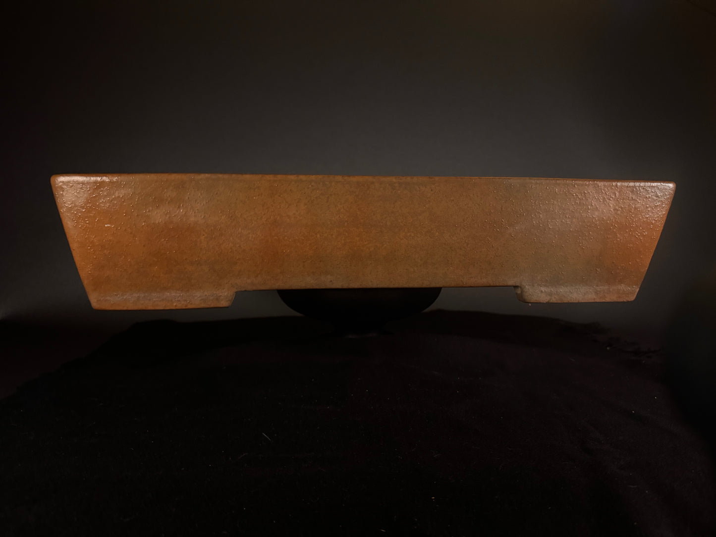 KEIZAN Hisada 久山 桂山 - 常滑 –49.6cm Rectangular Unglazed Hand Signed