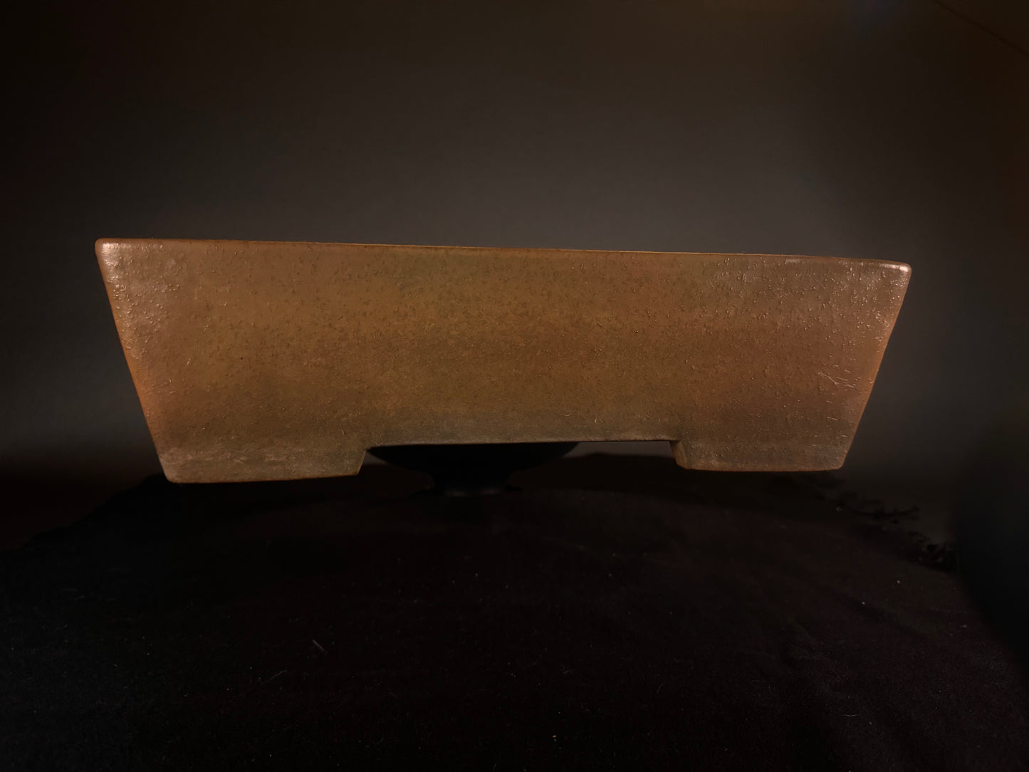 KEIZAN Hisada 久山 桂山 - 常滑 –49.6cm Rectangular Unglazed Hand Signed