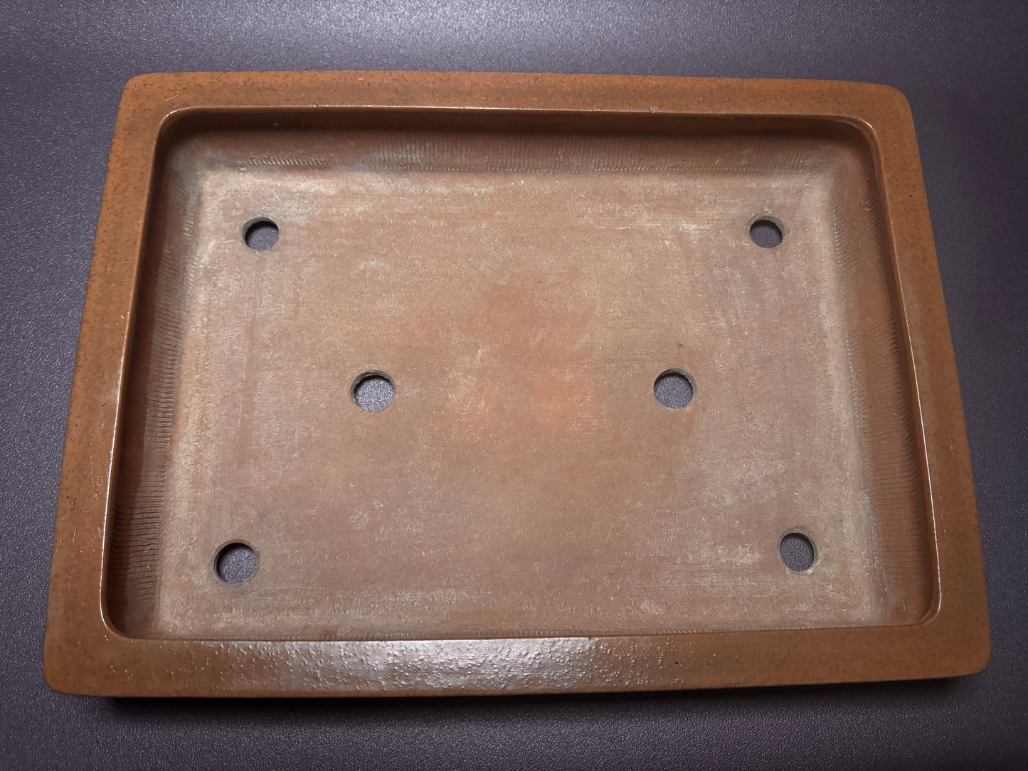 KEIZAN Hisada 久山 桂山 - 常滑 –49.6cm Rectangular Unglazed Hand Signed