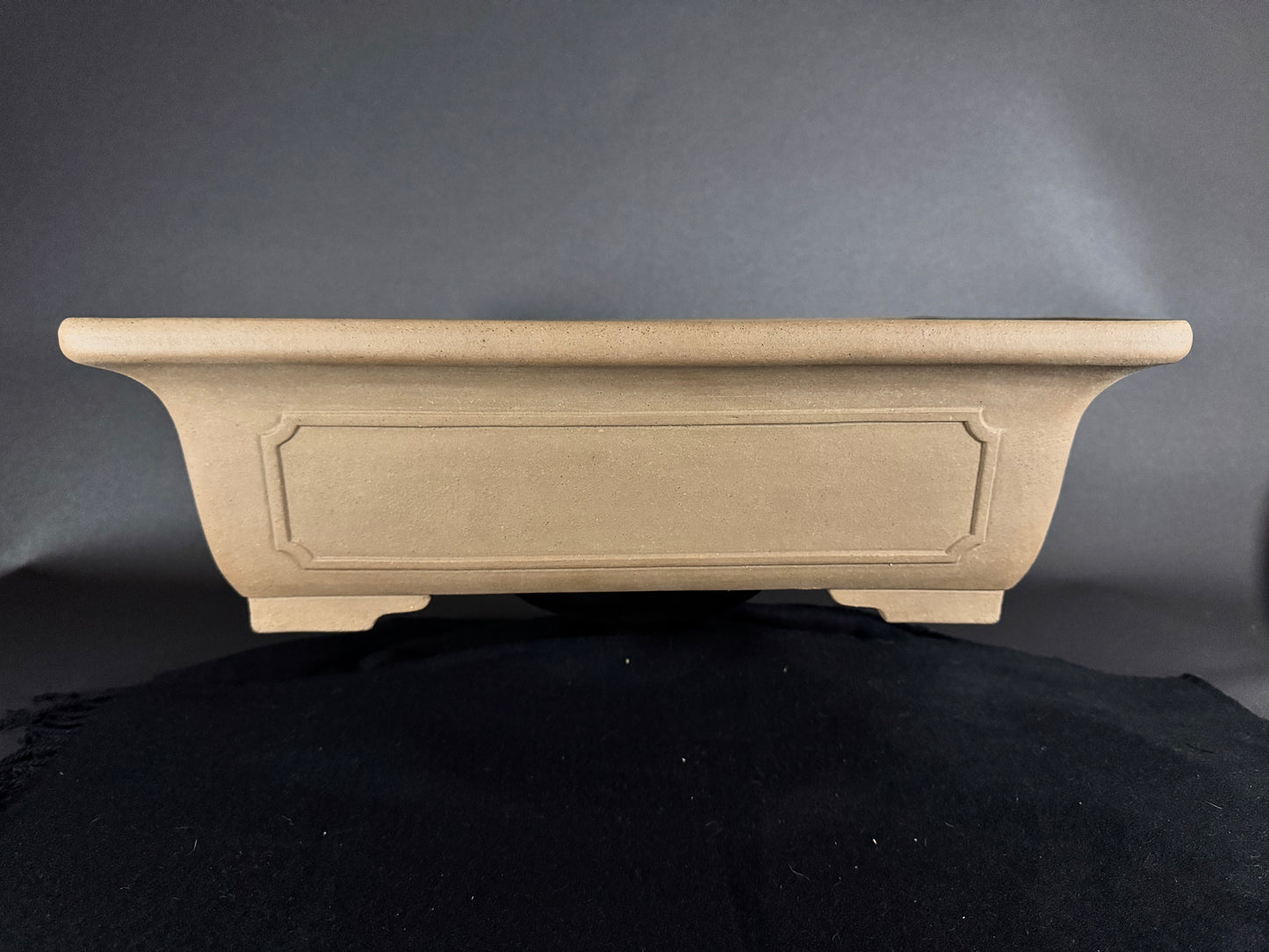SENZAN, Tokoname, 47.0 Rectangle; Unglazed; Momo no hana / Peach Bloosom Clay.