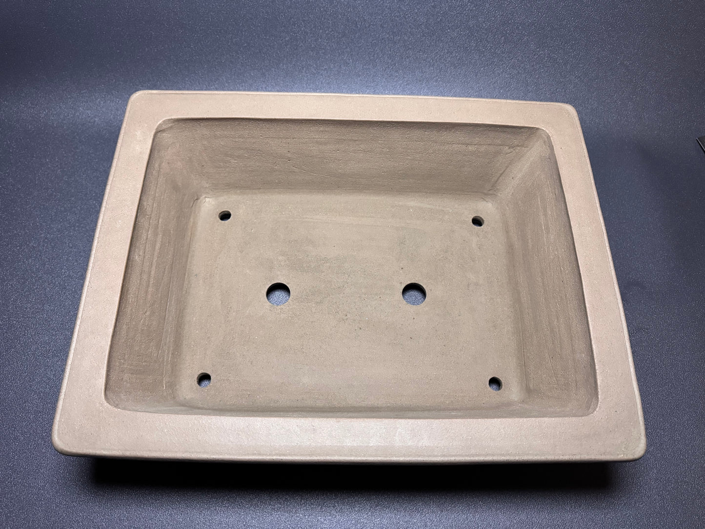 SENZAN, Tokoname, 47.0 Rectangle; Unglazed; Momo no hana / Peach Bloosom Clay.