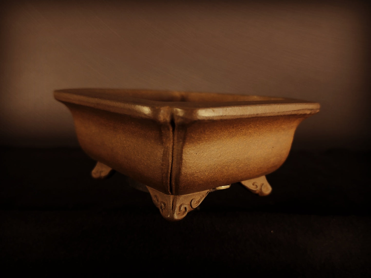 GYOUZAN 1St Gen (Nakano Yukizyou) "中野行常" - 常滑– 15.3cm Rectangular, Shohin (小品)