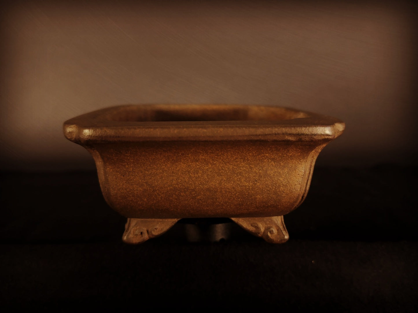 GYOUZAN 1St Gen (Nakano Yukizyou) "中野行常" - 常滑– 15.3cm Rectangular, Shohin (小品)