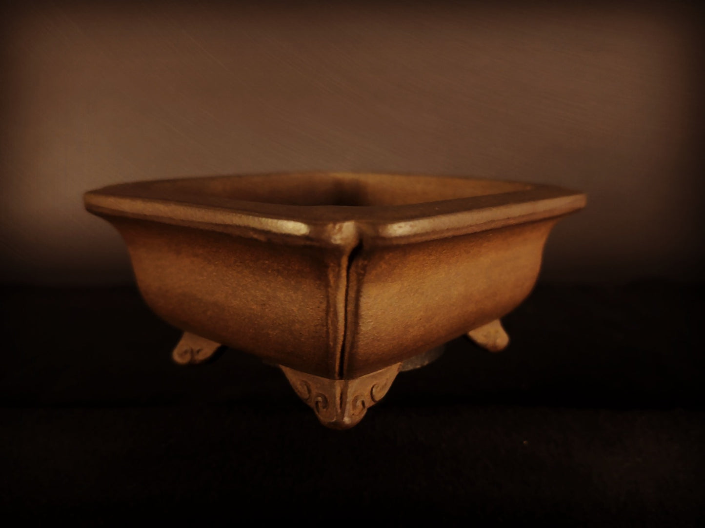 GYOUZAN 1St Gen (Nakano Yukizyou) "中野行常" - 常滑– 15.3cm Rectangular, Shohin (小品)