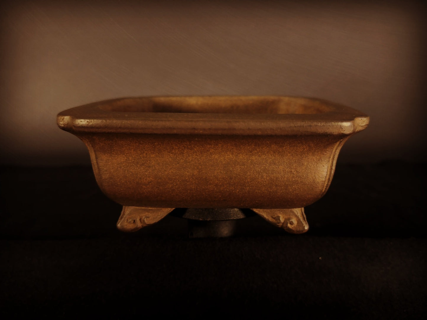 GYOUZAN 1St Gen (Nakano Yukizyou) "中野行常" - 常滑– 15.3cm Rectangular, Shohin (小品)
