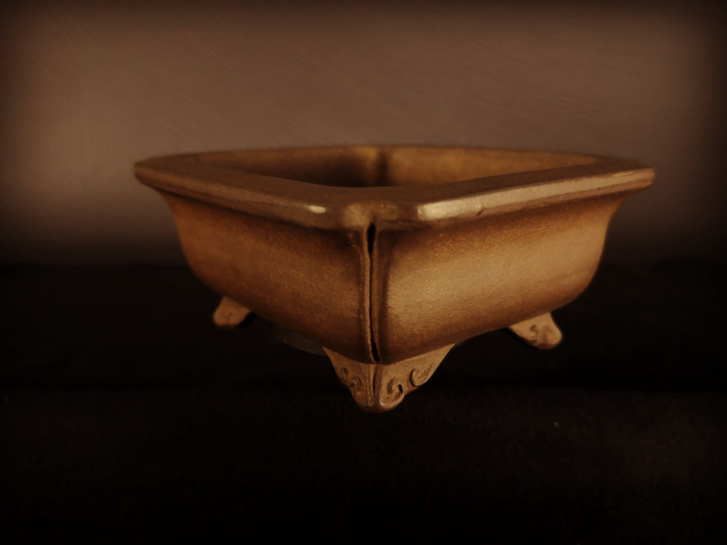 GYOUZAN 1St Gen (Nakano Yukizyou) "中野行常" - 常滑– 15.3cm Rectangular, Shohin (小品)