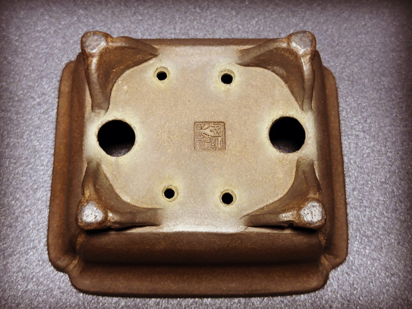 GYOUZAN 1St Gen (Nakano Yukizyou) "中野行常" - 常滑– 15.3cm Rectangular, Shohin (小品)