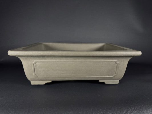 SENZAN, Tokoname, 47.5 Rectangle; Unglazed; Raitogure / Light Grey Clay