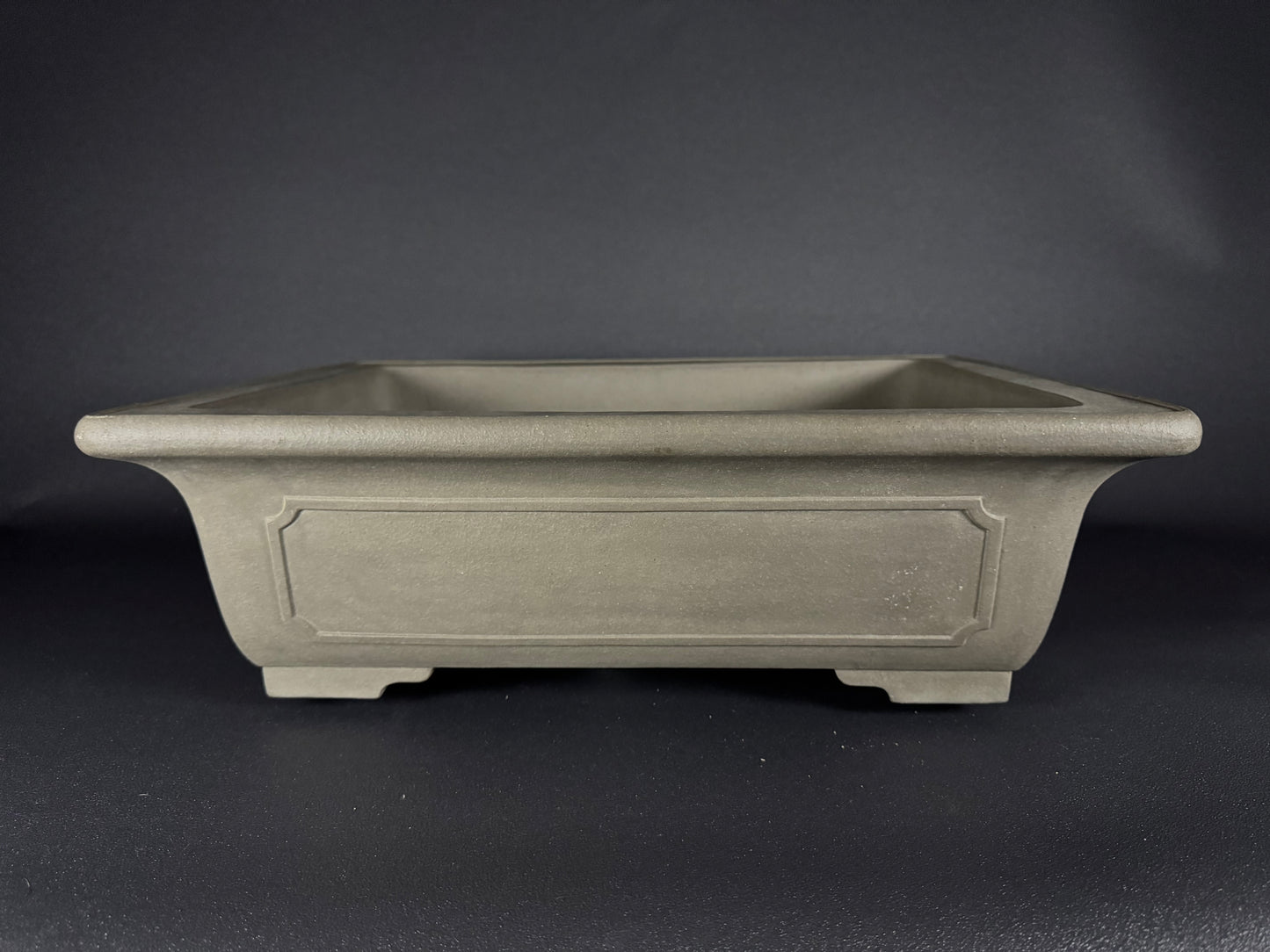SENZAN, Tokoname, 47.5 Rectangle; Unglazed; Raitogure / Light Grey Clay