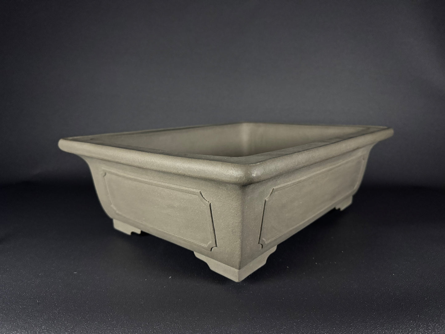 SENZAN, Tokoname, 47.5 Rectangle; Unglazed; Raitogure / Light Grey Clay