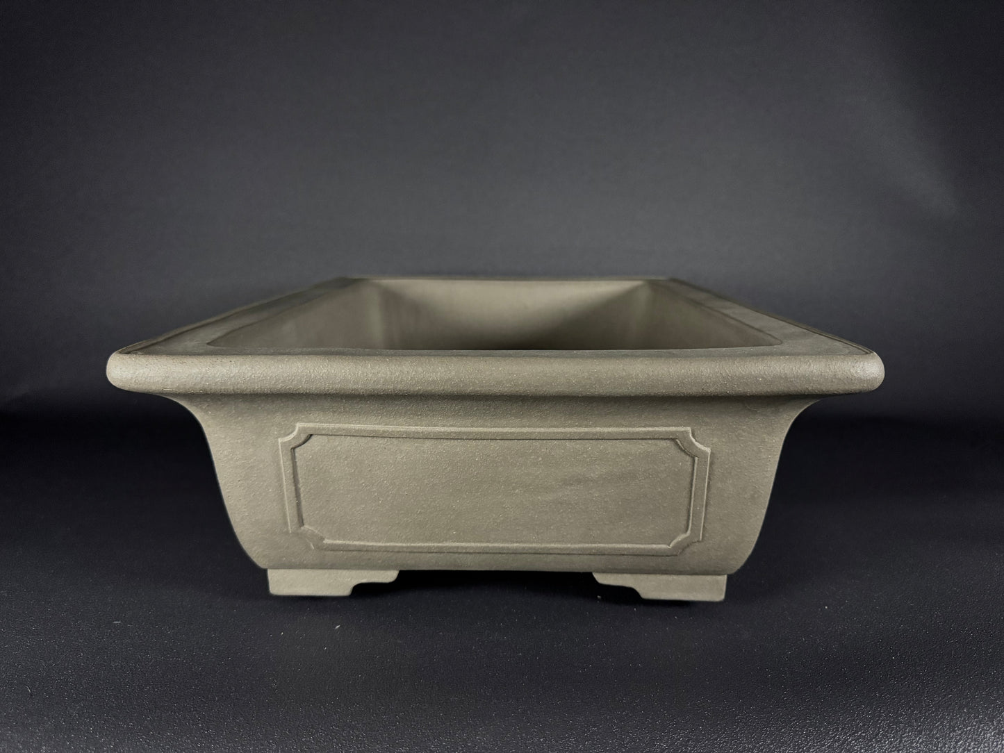 SENZAN, Tokoname, 47.5 Rectangle; Unglazed; Raitogure / Light Grey Clay