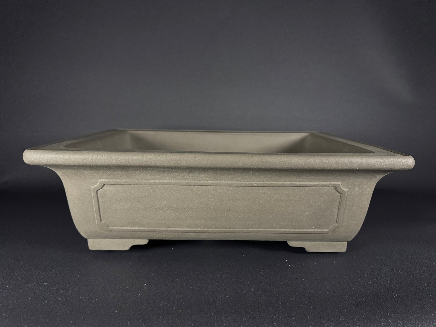 SENZAN, Tokoname, 47.5 Rectangle; Unglazed; Raitogure / Light Grey Clay