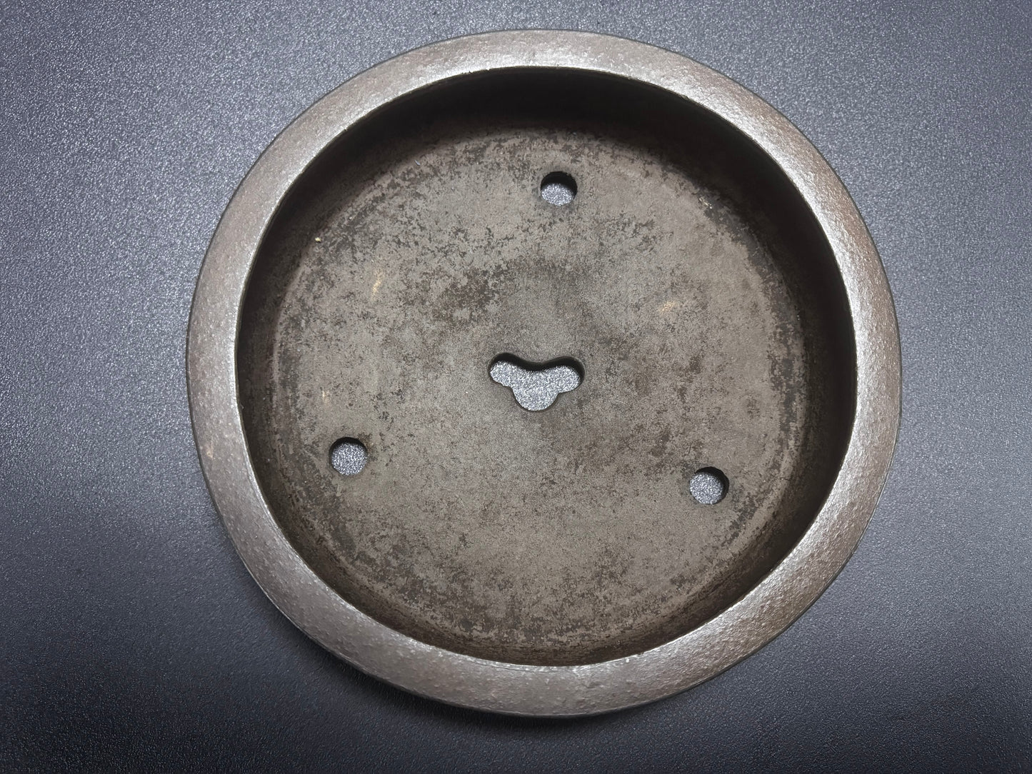 SYU-ZAN 舟山, (Suzuki Shinji 鈴木伸二) – 愛知県  – 26.0cm Round Drum Bonsai Pot On Hold!