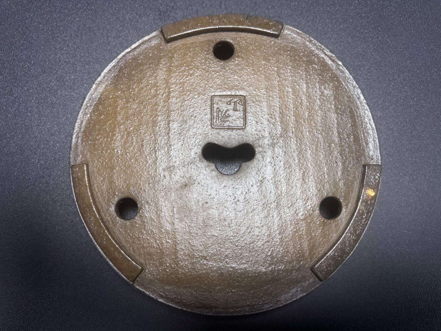 SYU-ZAN 舟山, (Suzuki Shinji 鈴木伸二) – 愛知県  – 26.0cm Round Drum Bonsai Pot On Hold!